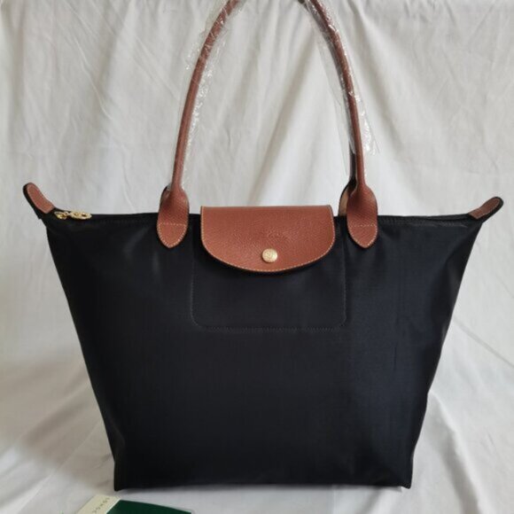 NWT Longchamp Le Pliage Original Large Shoulder Nylon Bag Tote - Picture 1 of 9